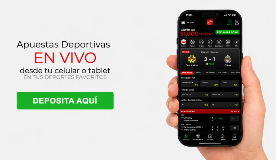 Aplicación móvil de Caliente en México