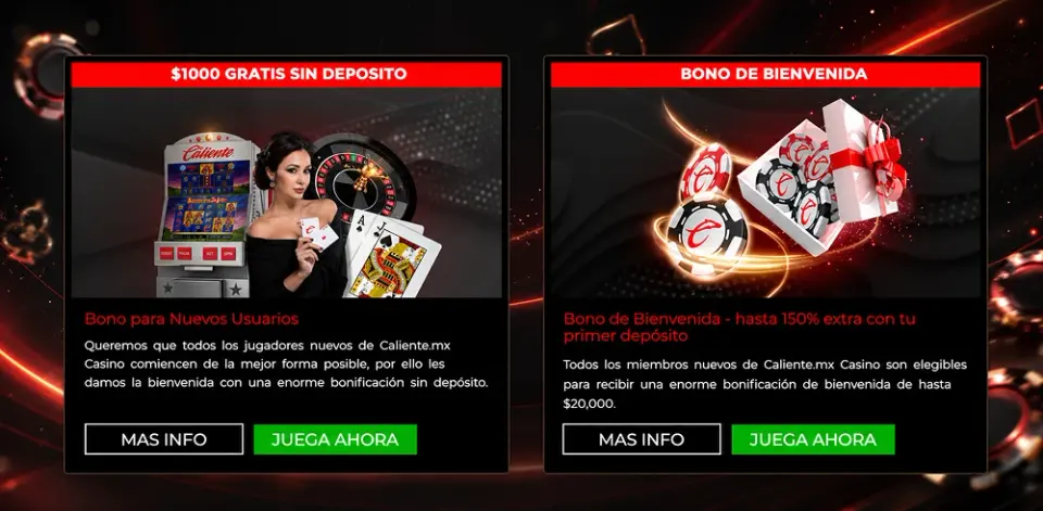Promociones y bonos de Caliente en México